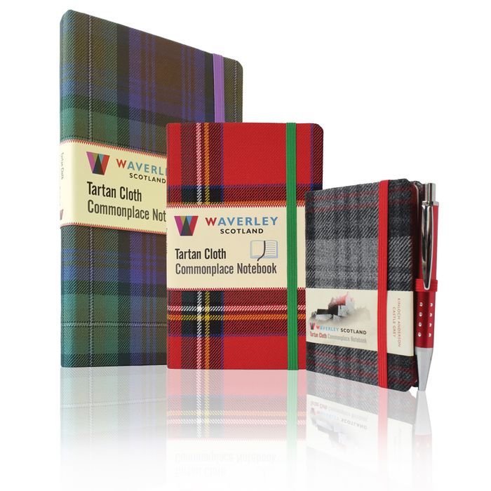 Waverley Scotland Tartan Commonplace Notebooks